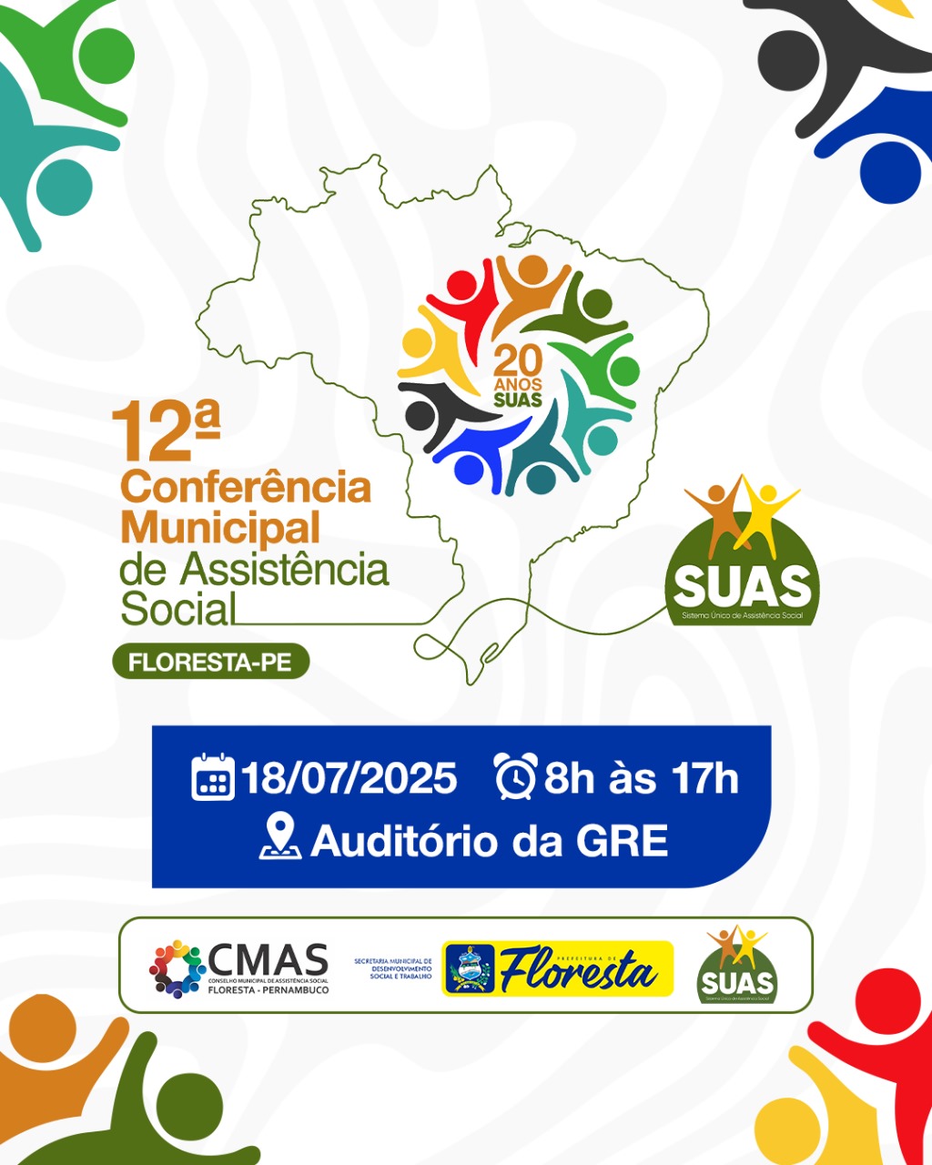 12ª Conferência Municipal de Assistência Social será promovida em Floresta