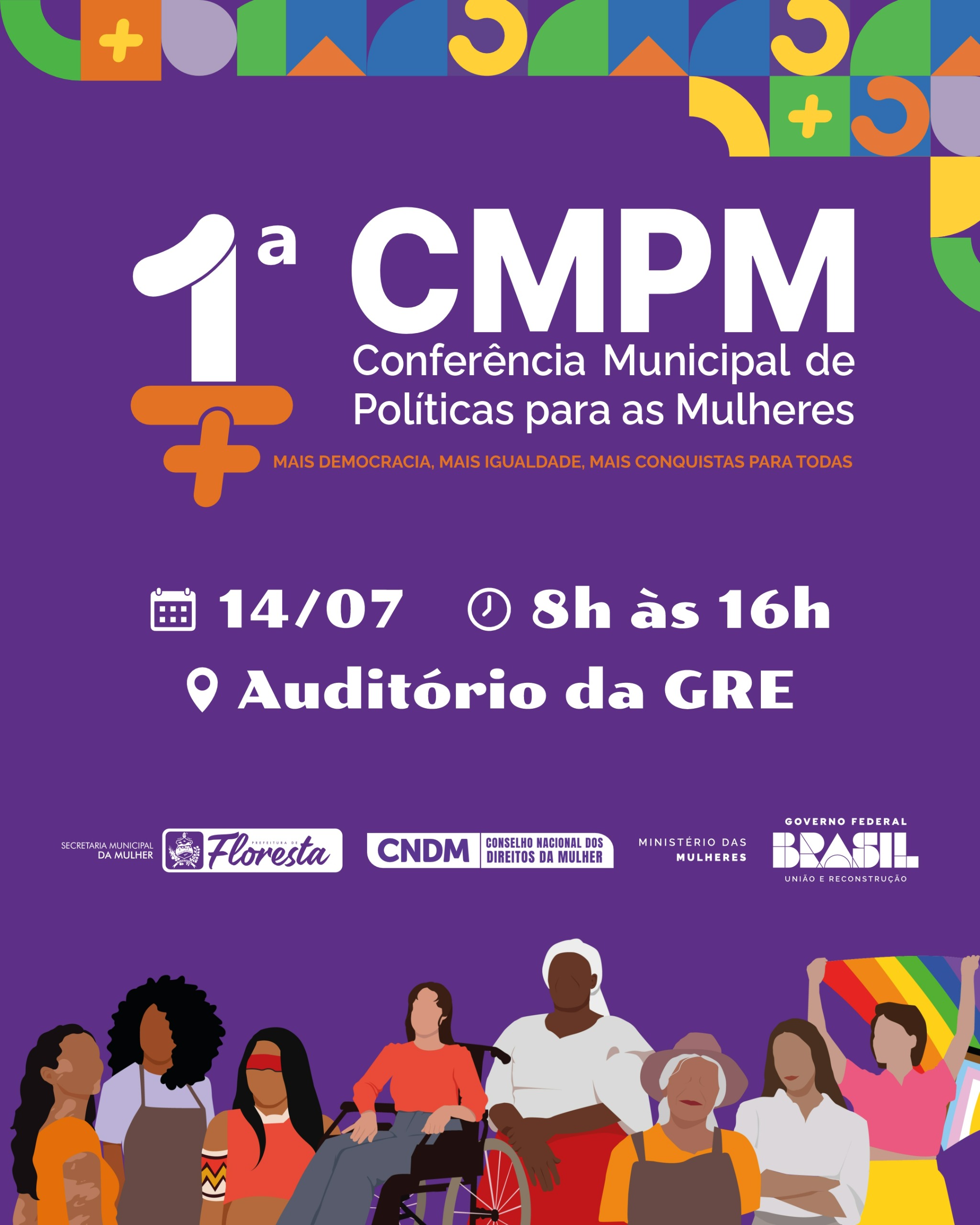 Primeira Conferência Municipal de Políticas para as Mulheres será realizada em Floresta